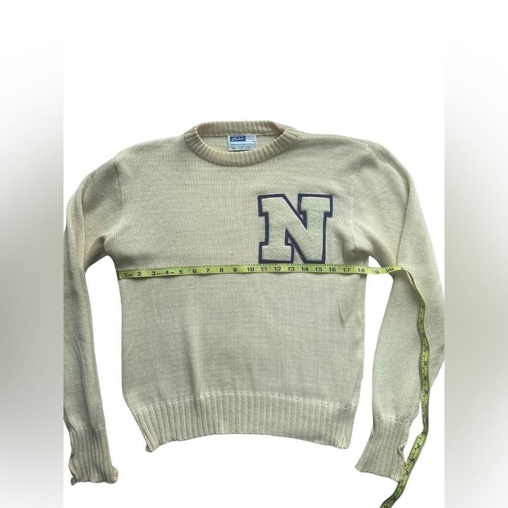 Vintage Dehen 100% Wool Varsity Sweater – Size M - Picture 6 of 10